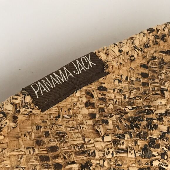 Panama Jack Woven Straw Cowboy Hat Adult Unisex OSFM Braided Twine Band Packable - Picture 2 of 13